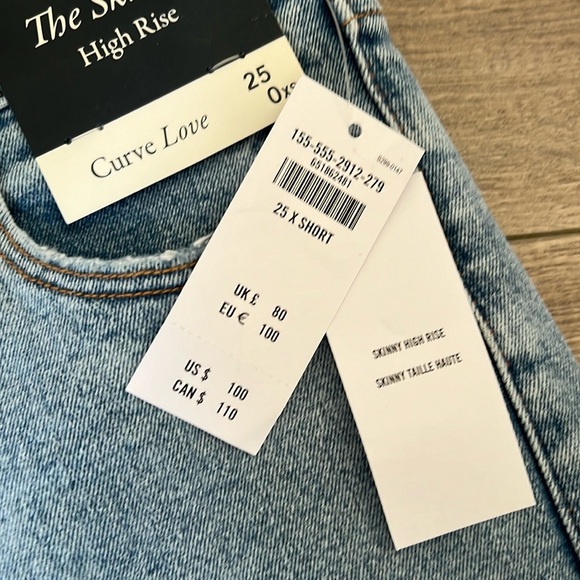 NWT Abercrombie Curve Love The Skinny Jeans - Picture 7 of 9